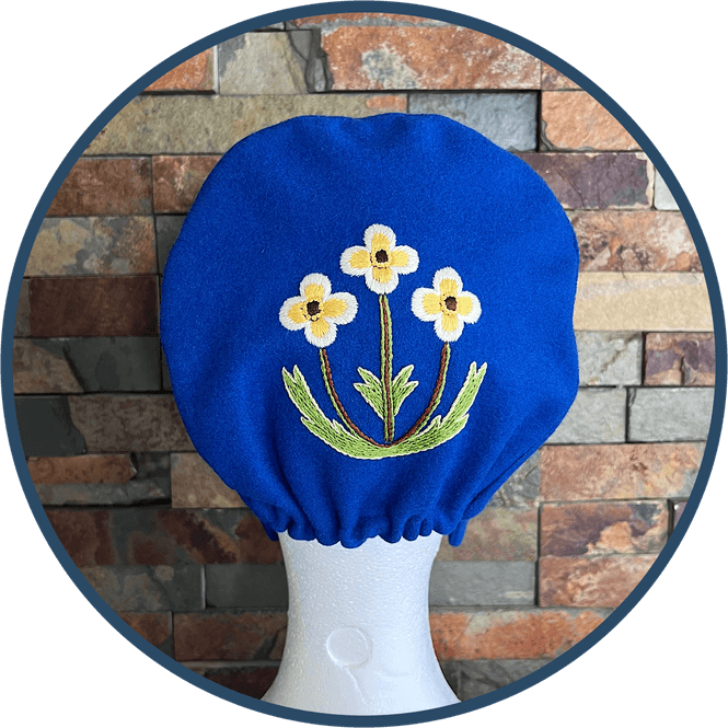 Hovedbilde Lue Brodert og Montert, Svalbard Dame