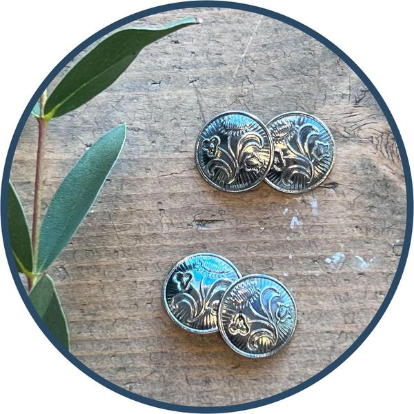 Hovedbilde Mansjettknapper, Oksidert