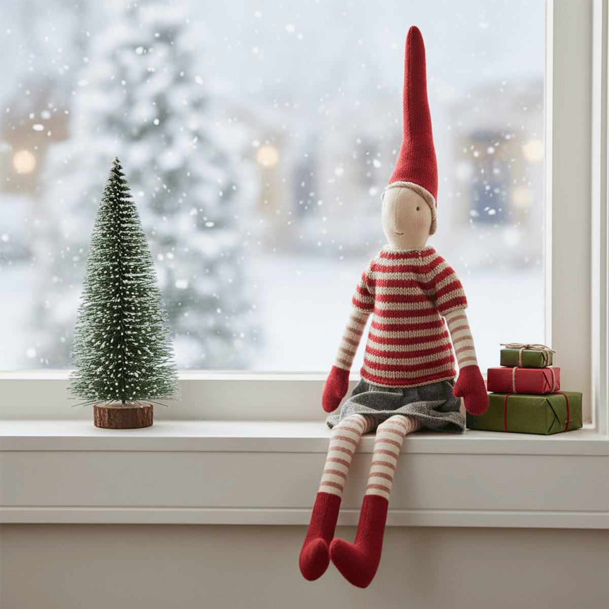 Pixy Size3, Girl - Skirt and knitted sweater