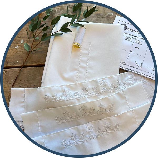 Hovedbilde Brodert Skjorte, Nordlandsbunad Dame